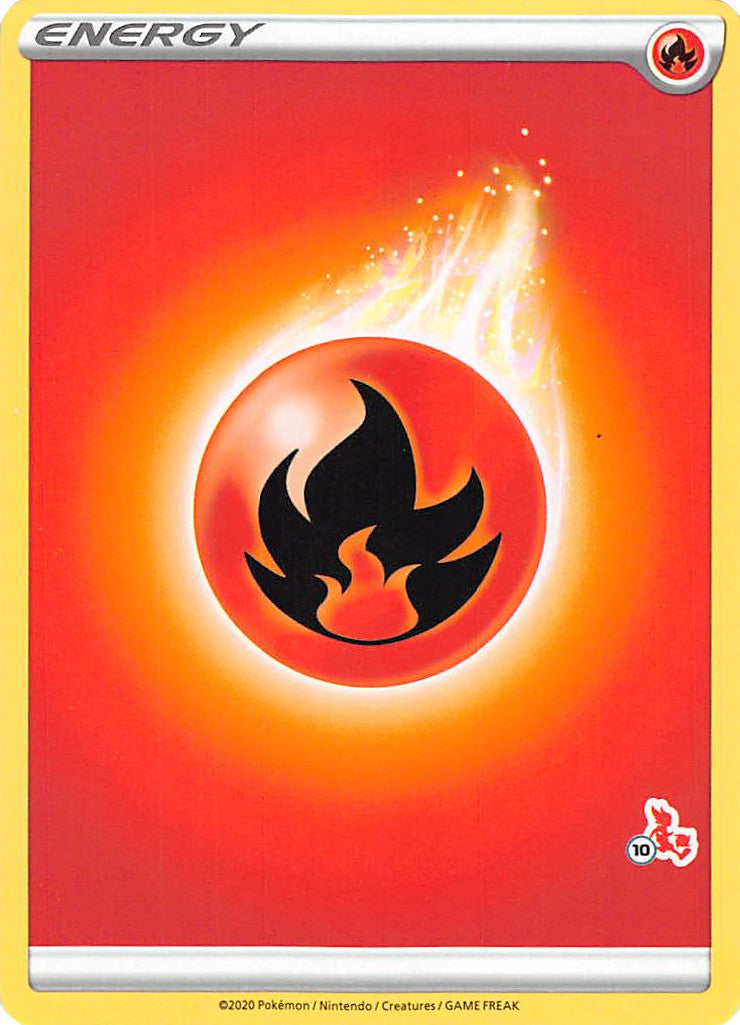 Fire Energy (Cinderace Stamp #10) [Battle Academy 2022] | L.A. Mood Comics and Games