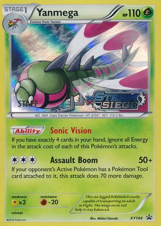 Yanmega (XY144) (Staff) [XY: Black Star Promos] | L.A. Mood Comics and Games