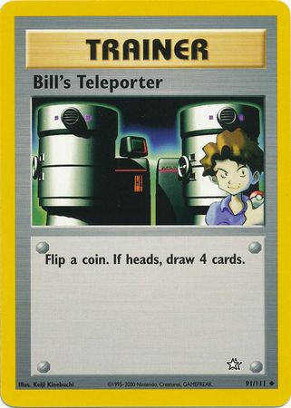 Bill's Teleporter (91/111) [Neo Genesis Unlimited] | L.A. Mood Comics and Games
