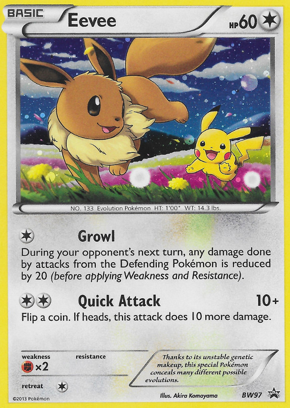 Eevee (BW97) [Black & White: Black Star Promos] | L.A. Mood Comics and Games