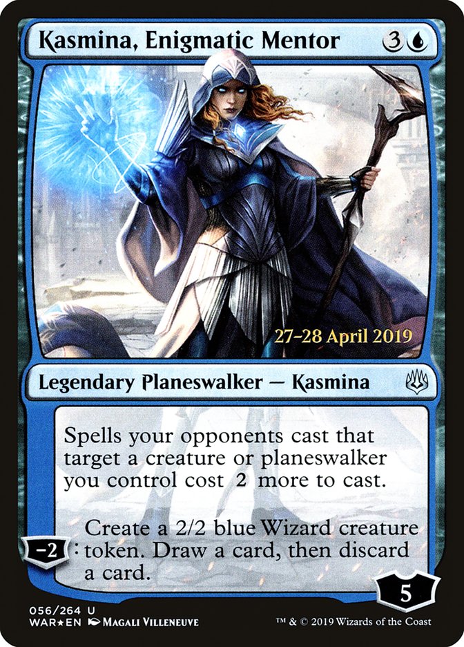 Kasmina, Enigmatic Mentor [War of the Spark Prerelease Promos] | L.A. Mood Comics and Games