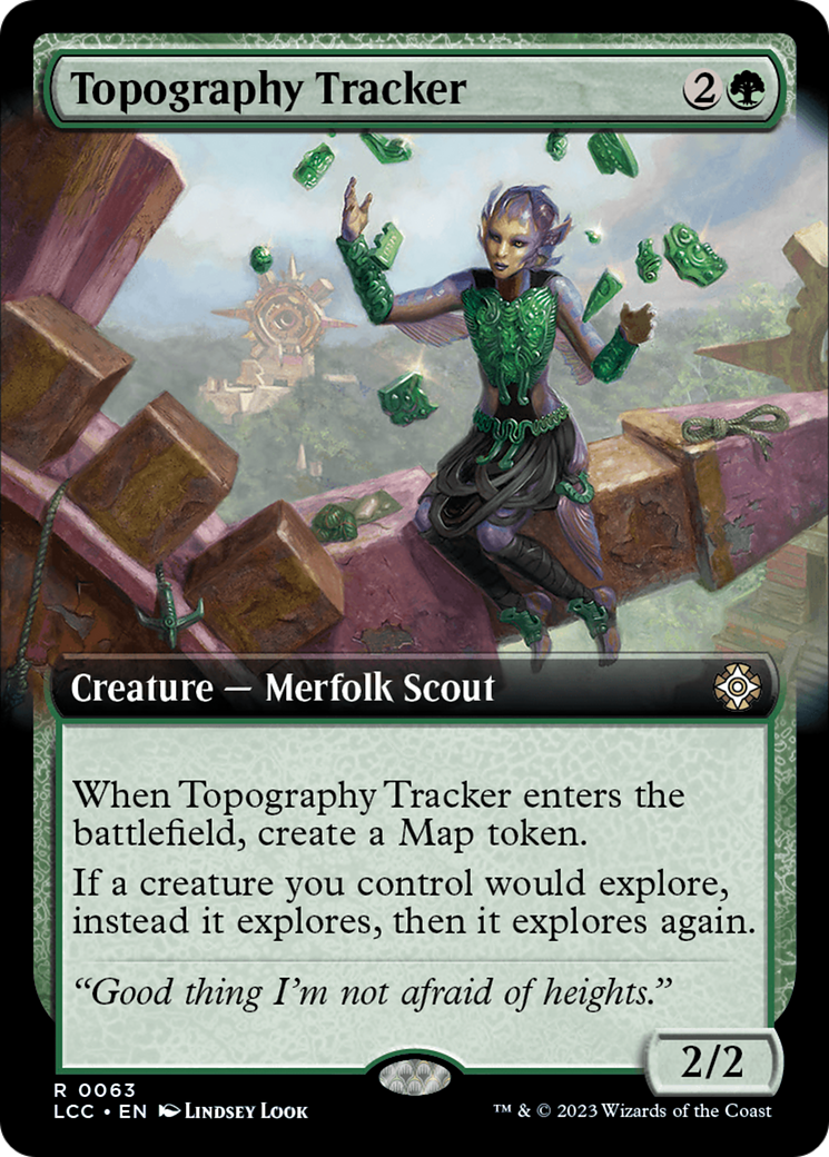 Topography Tracker (Extended Art) [The Lost Caverns of Ixalan Commander] | L.A. Mood Comics and Games