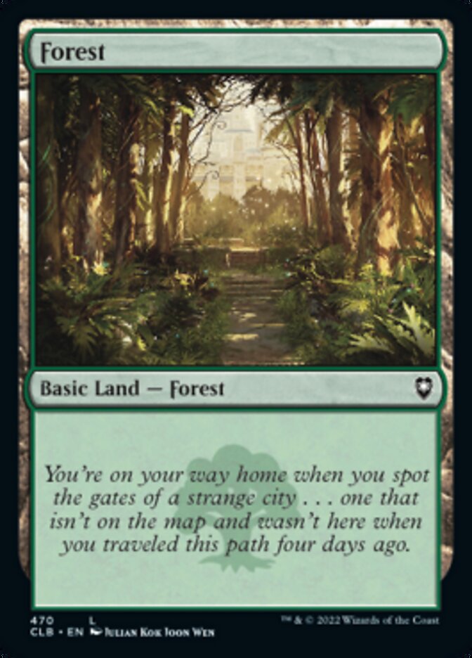 Forest (470) [Commander Legends: Battle for Baldur's Gate] | L.A. Mood Comics and Games