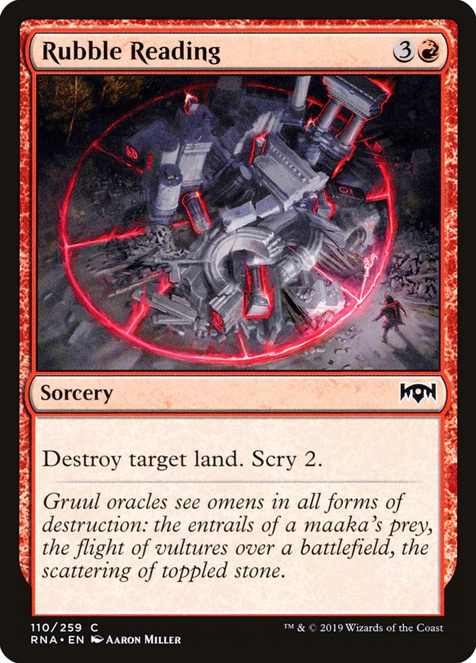 Rubble Reading [Ravnica Allegiance] | L.A. Mood Comics and Games