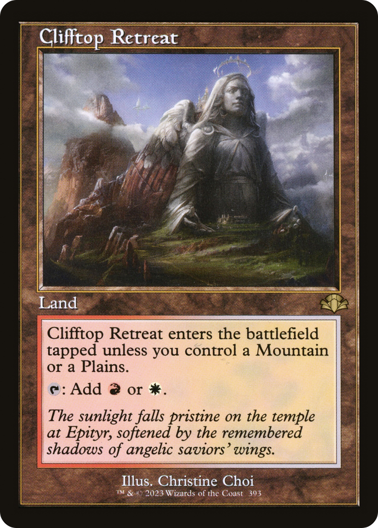 Clifftop Retreat (Retro) [Dominaria Remastered] | L.A. Mood Comics and Games