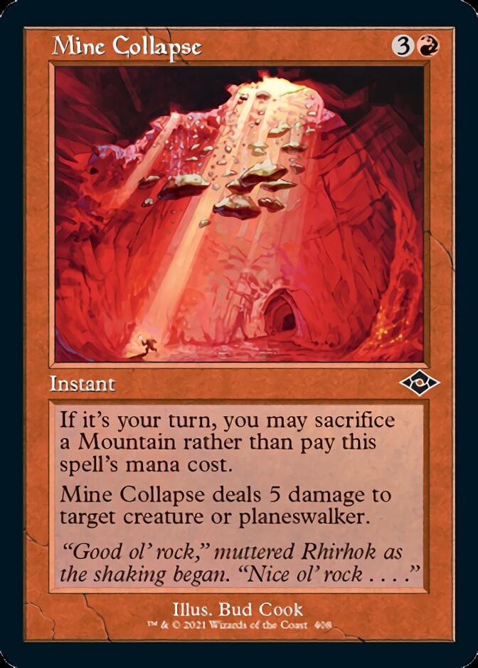 Mine Collapse (Retro Foil Etched) [Modern Horizons 2] | L.A. Mood Comics and Games