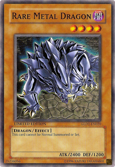 Rare Metal Dragon [GLD1-EN020] Common | L.A. Mood Comics and Games