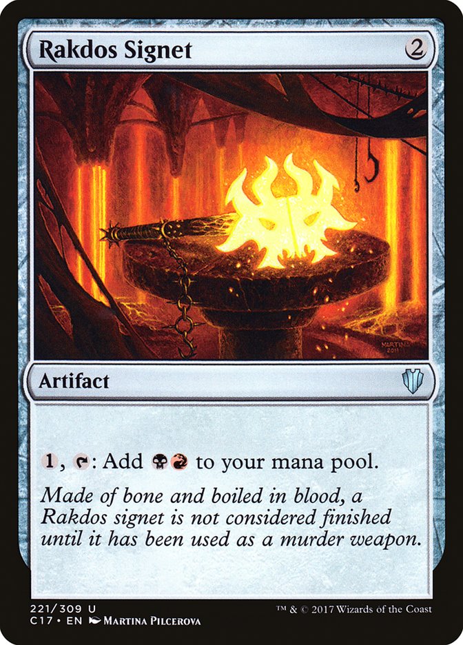 Rakdos Signet [Commander 2017] | L.A. Mood Comics and Games