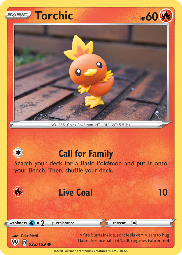 Torchic (022/189) [Sword & Shield: Darkness Ablaze] | L.A. Mood Comics and Games