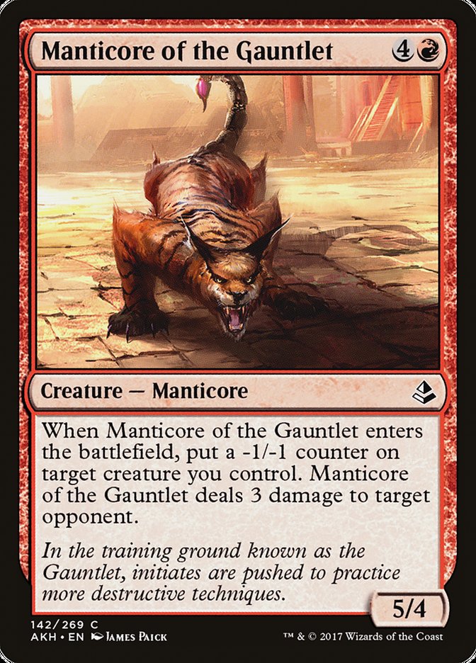 Manticore of the Gauntlet [Amonkhet] | L.A. Mood Comics and Games