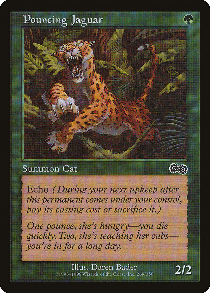 Pouncing Jaguar [Urza's Saga] | L.A. Mood Comics and Games