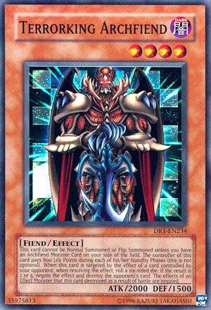 Terrorking Archfiend [DR1-EN234] Super Rare | L.A. Mood Comics and Games