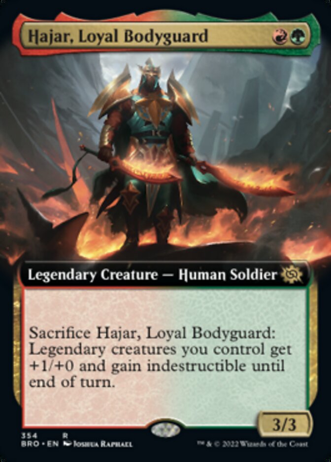 Hajar, Loyal Bodyguard (Extended Art) [The Brothers' War] | L.A. Mood Comics and Games
