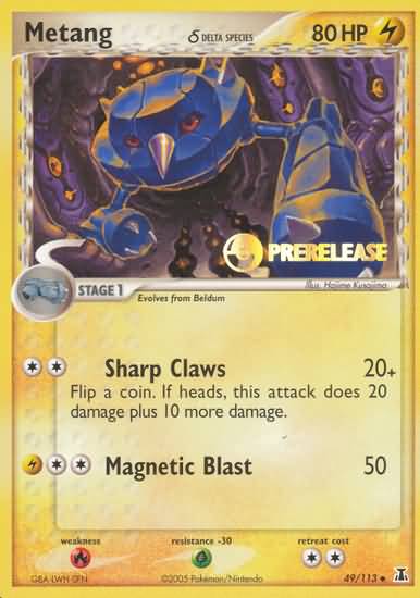 Metang (49/113) (Delta Species) (Prerelease Promo) [EX: Delta Species] | L.A. Mood Comics and Games