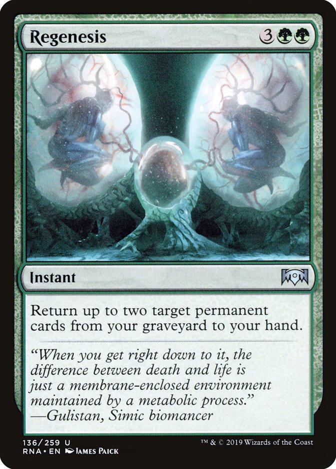 Regenesis [Ravnica Allegiance] | L.A. Mood Comics and Games