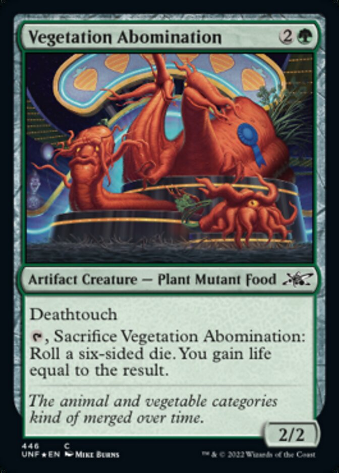 Vegetation Abomination (Galaxy Foil) [Unfinity] | L.A. Mood Comics and Games