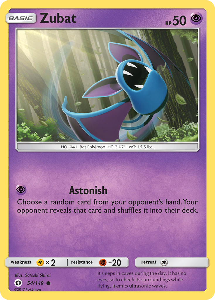 Zubat (54/149) [Sun & Moon: Base Set] | L.A. Mood Comics and Games