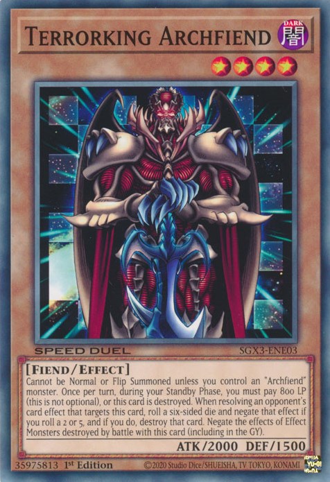 Terrorking Archfiend [SGX3-ENE03] Common | L.A. Mood Comics and Games