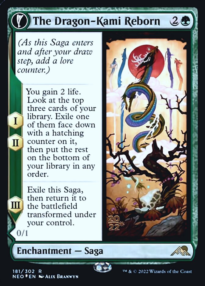 The Dragon-Kami Reborn // Dragon-Kami's Egg [Kamigawa: Neon Dynasty Prerelease Promos] | L.A. Mood Comics and Games