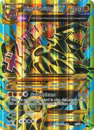 Primal Groudon EX (97/98) (Jumbo Card) [XY: Ancient Origins] | L.A. Mood Comics and Games