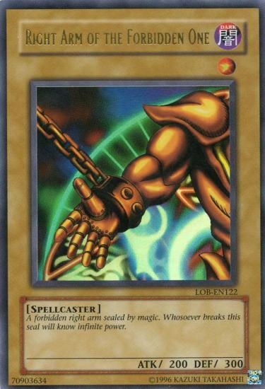 Right Arm of the Forbidden One [LOB-EN122] Ultra Rare | L.A. Mood Comics and Games