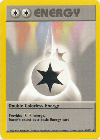 Double Colorless Energy (96/102) [Base Set Unlimited] | L.A. Mood Comics and Games