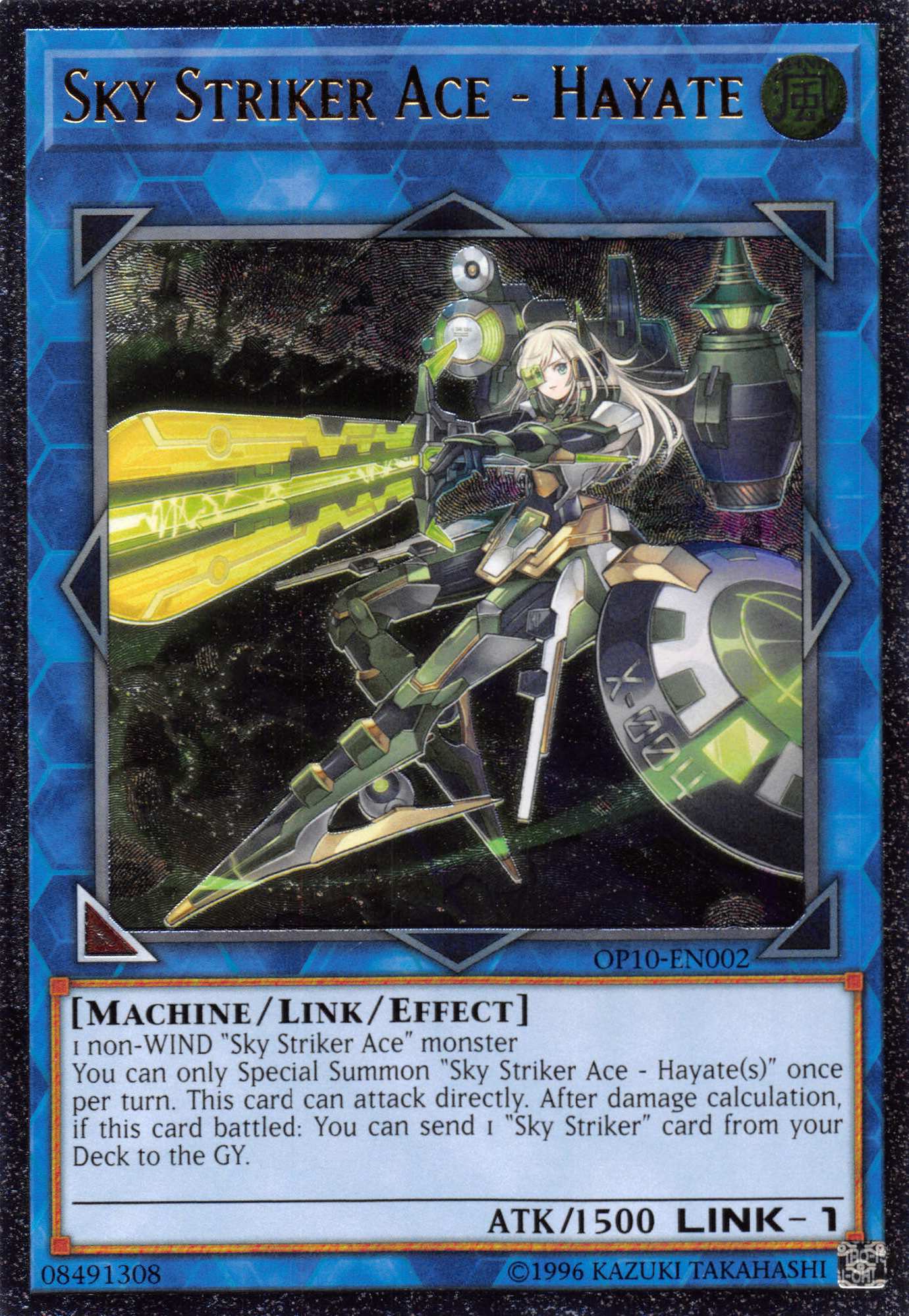 Sky Striker Ace - Hayate [OP10-EN002] Ultimate Rare – L.A. Mood Comics and  Games