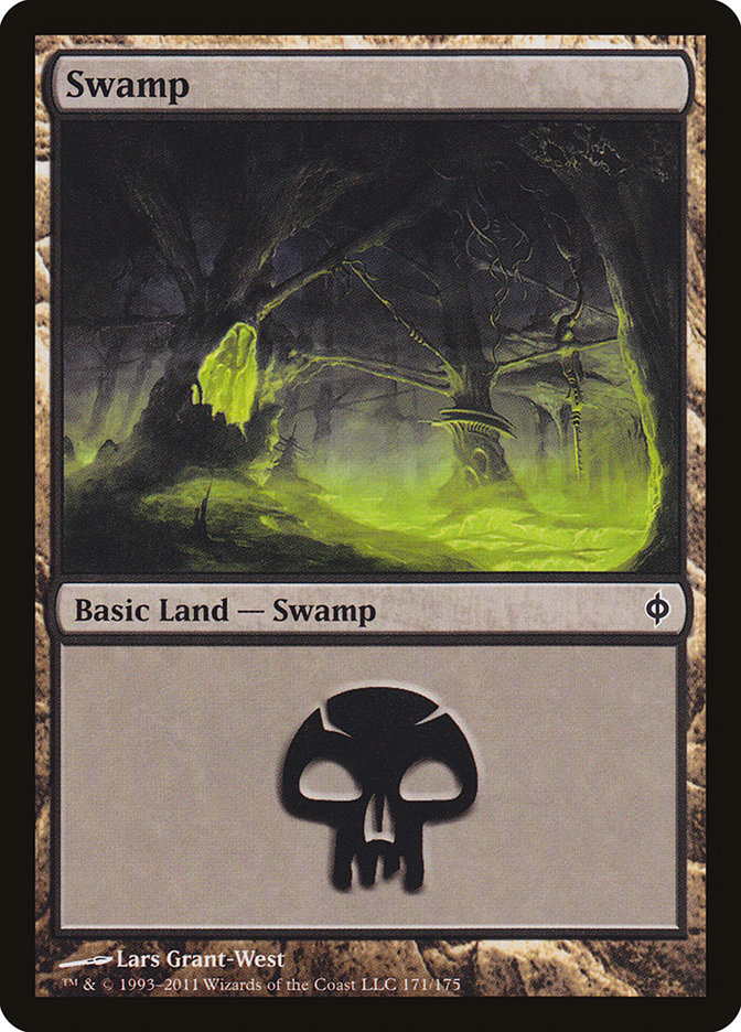 Swamp (171) [New Phyrexia] | L.A. Mood Comics and Games