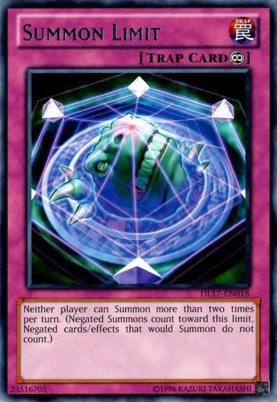 Summon Limit (Green) [DL17-EN018] Rare | L.A. Mood Comics and Games