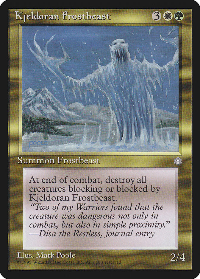 Kjeldoran Frostbeast [Ice Age] | L.A. Mood Comics and Games