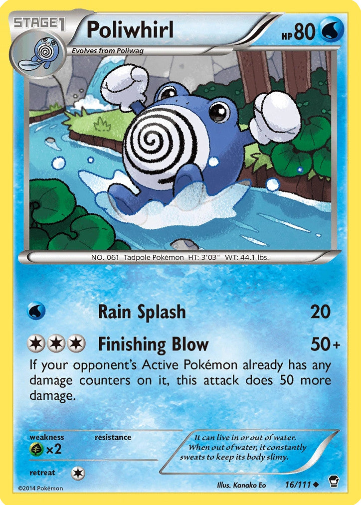 Poliwhirl (16/111) [XY: Furious Fists] | L.A. Mood Comics and Games