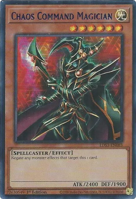 Chaos Command Magician (Blue) [LDS3-EN083] Ultra Rare | L.A. Mood Comics and Games