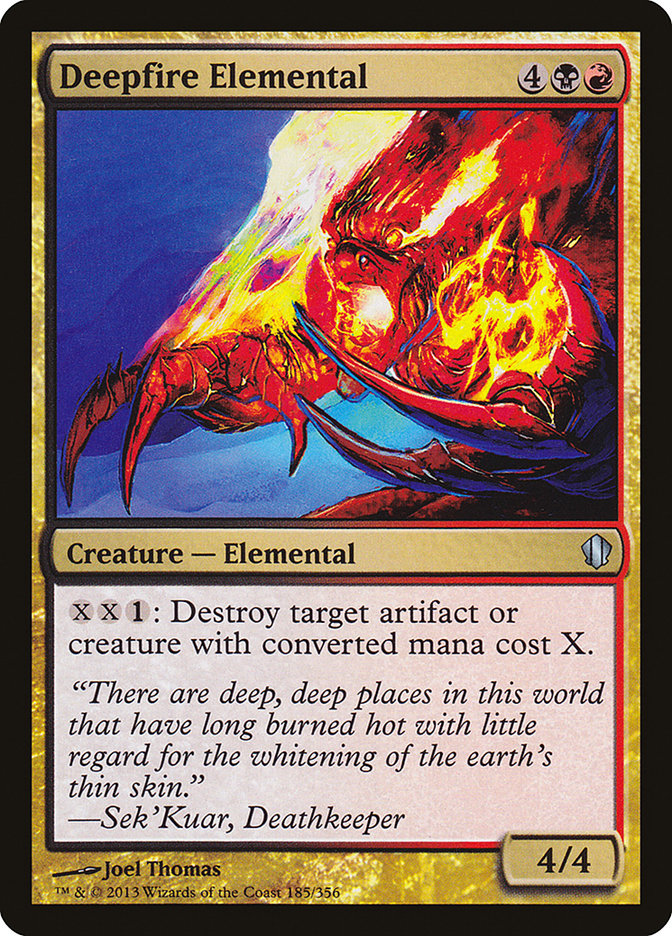 Deepfire Elemental [Commander 2013] | L.A. Mood Comics and Games