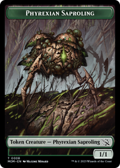 First Mate Ragavan // Phyrexian Saproling Double-Sided Token [March of the Machine Tokens] | L.A. Mood Comics and Games