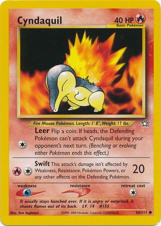 Cyndaquil (56/111) [Neo Genesis Unlimited] | L.A. Mood Comics and Games