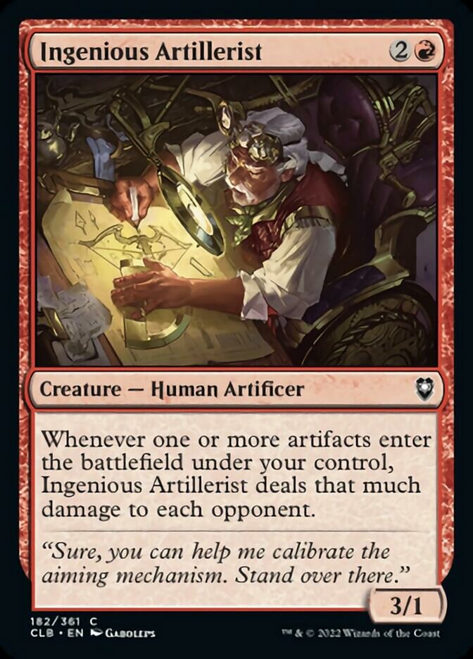 Ingenious Artillerist [Commander Legends: Battle for Baldur's Gate] | L.A. Mood Comics and Games