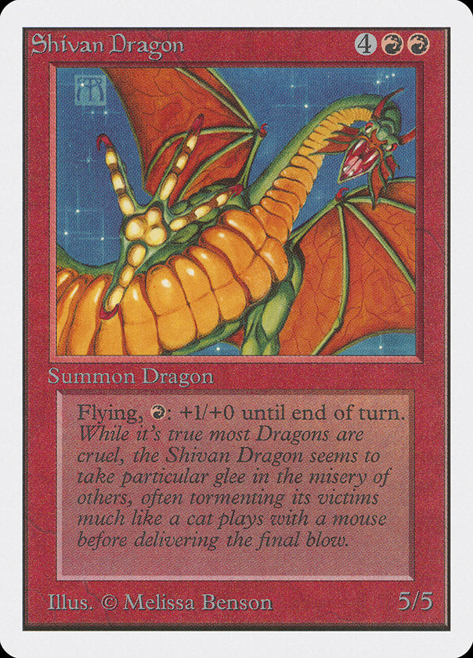 Shivan Dragon [Unlimited Edition] | L.A. Mood Comics and Games