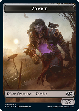 Snake // Zombie Double-Sided Token [Commander Collection: Black Tokens] | L.A. Mood Comics and Games