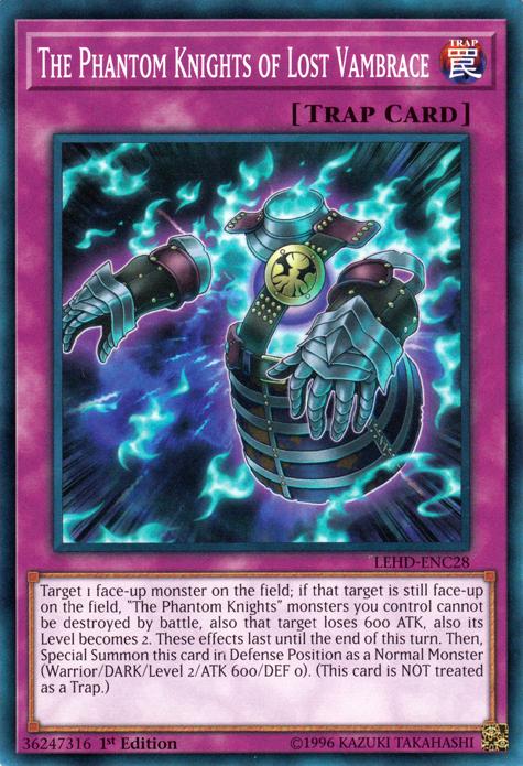 The Phantom Knights of Lost Vambrace [LEHD-ENC28] Common | L.A. Mood Comics and Games