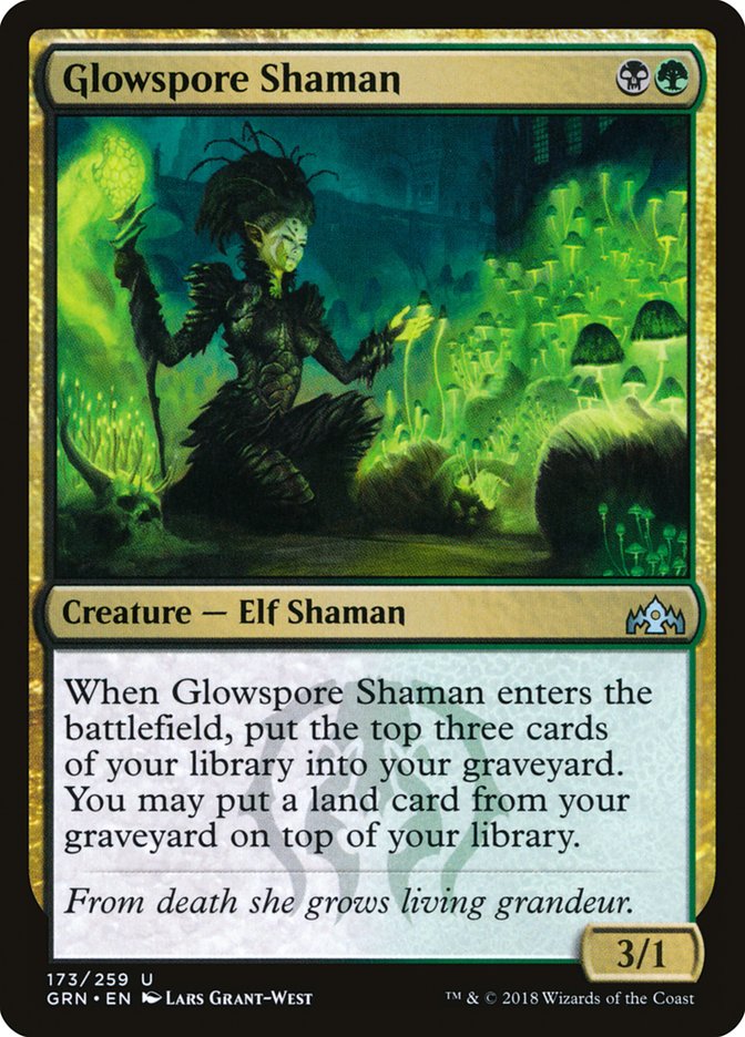 Glowspore Shaman [Guilds of Ravnica] | L.A. Mood Comics and Games