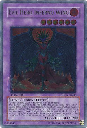 Evil Hero Inferno Wing [GLAS-EN038] Ultimate Rare | L.A. Mood Comics and Games