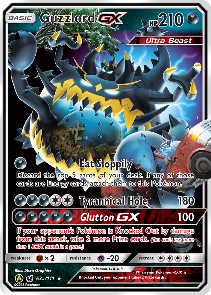 Guzzlord GX (63a/111) [Alternate Art Promos] | L.A. Mood Comics and Games