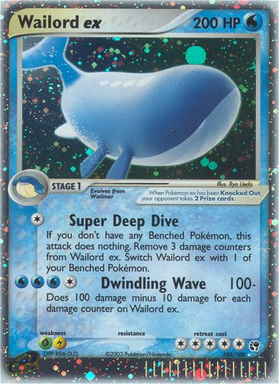 Wailord ex (100/100) [EX: Sandstorm] | L.A. Mood Comics and Games