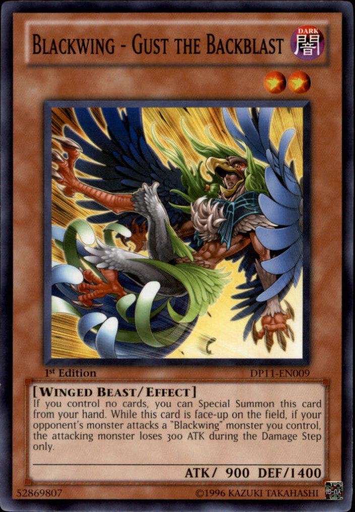 Blackwing - Gust the Backblast [DP11-EN009] Common | L.A. Mood Comics and Games