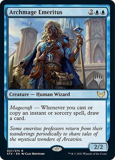 Archmage Emeritus (Promo Pack) [Strixhaven: School of Mages Promos] | L.A. Mood Comics and Games