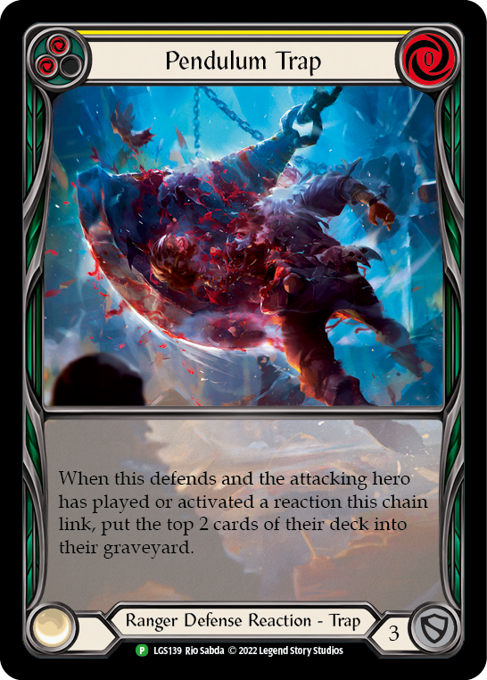 Pendulum Trap (Yellow) [LGS139] (Promo)  Rainbow Foil | L.A. Mood Comics and Games