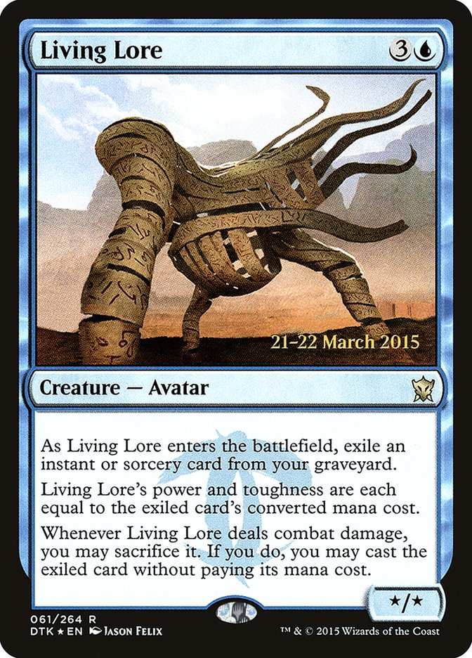 Living Lore [Dragons of Tarkir Prerelease Promos] | L.A. Mood Comics and Games