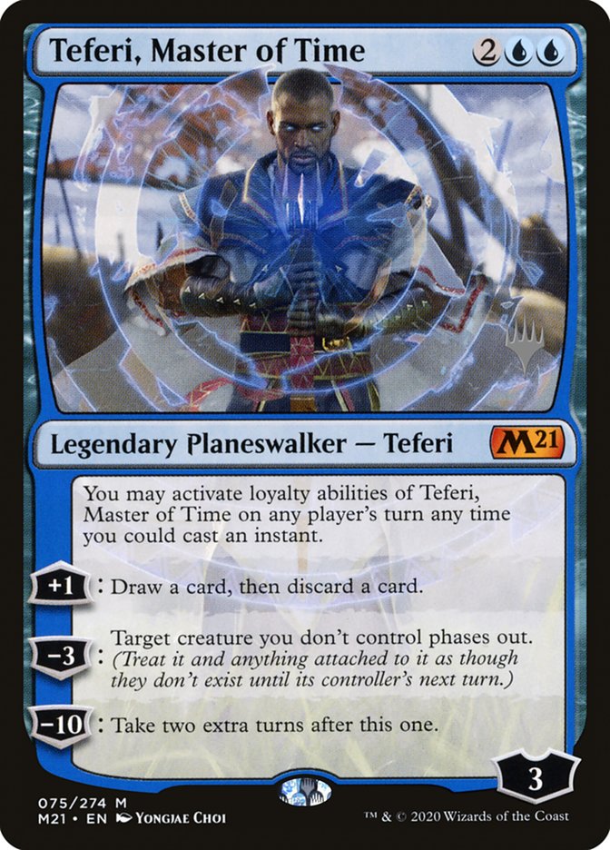Teferi, Master of Time (Promo Pack) (75) [Core Set 2021 Promos] | L.A. Mood Comics and Games