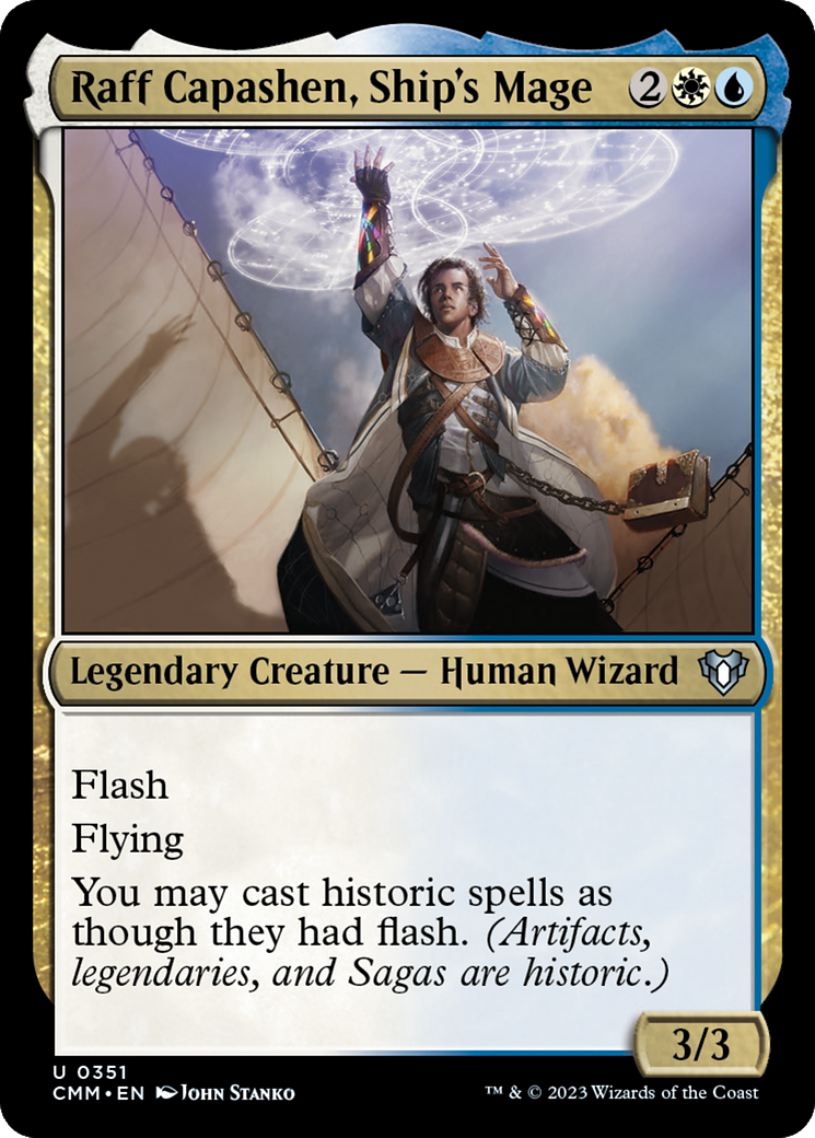 Raff Capashen, Ship's Mage [Commander Masters] | L.A. Mood Comics and Games