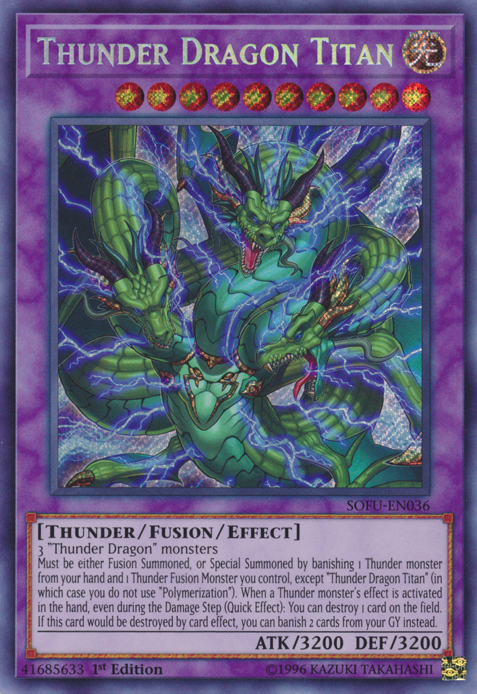 Thunder Dragon Titan [SOFU-EN036] Secret Rare | L.A. Mood Comics and Games